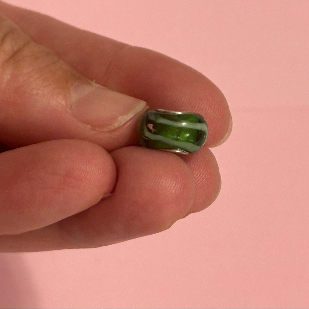 Pandora Green Bead Charm